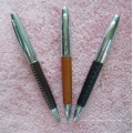 Promoção caneta Metal com couro (LT-C348)